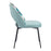 Zuo Modern Bethpage Dining Chair Set of 2, Multicolor Print/Green