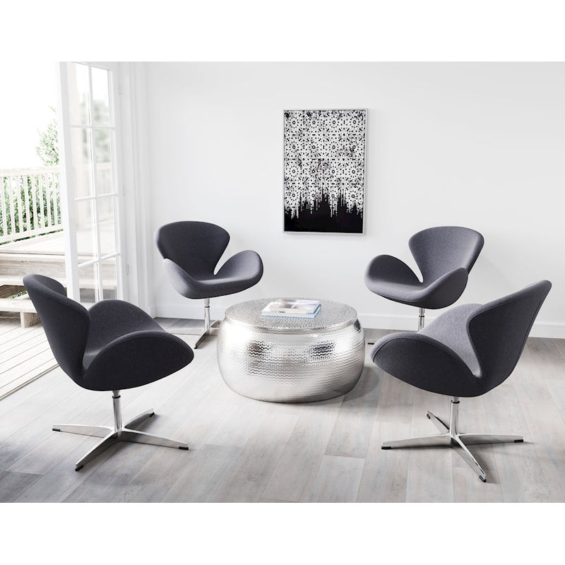 Zuo Modern Solo Coffee Table, Silver