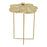 Zuo Modern Lotus Side Table, Gold