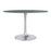 Zuo Modern Metropolis Dining Table, Gray/Silver