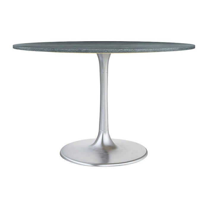 Zuo Modern Metropolis Dining Table, Gray/Silver