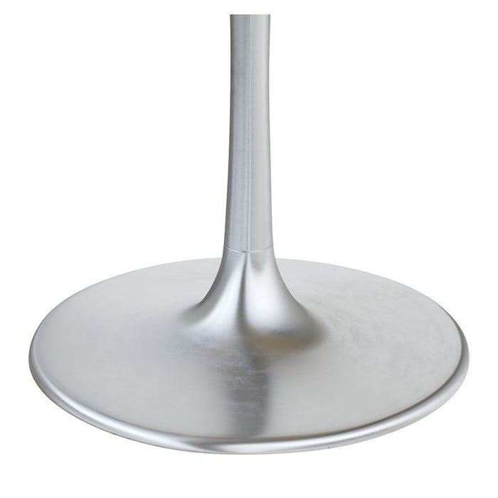 Zuo Modern Metropolis Dining Table, Gray/Silver
