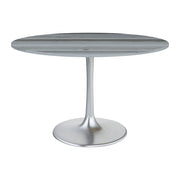 Zuo Modern Star City Dining Table, Gray/Silver - 109446