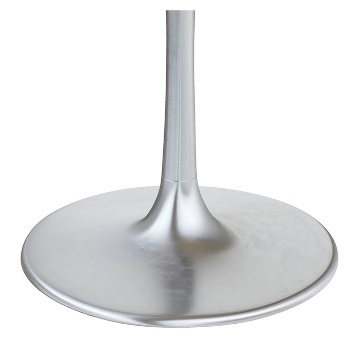 Zuo Modern Star City Dining Table, Gray/Silver