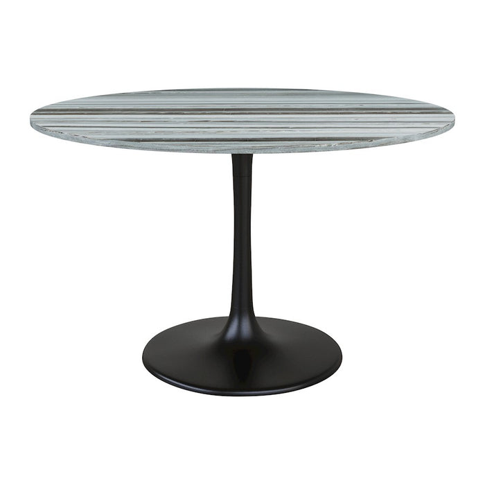 Zuo Modern Central City Dining Table, Gray/Black