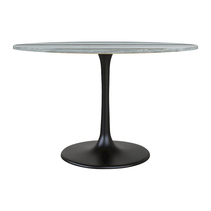 Zuo Modern Central City Dining Table, Gray/Black