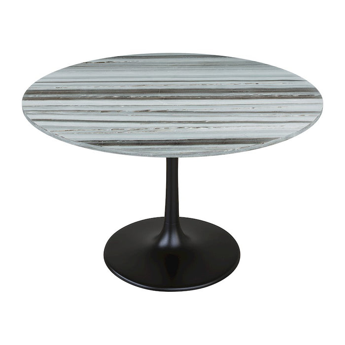 Zuo Modern Central City Dining Table, Gray/Black