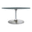 Zuo Modern Metropolis Dining Table/60", Gray/Silver