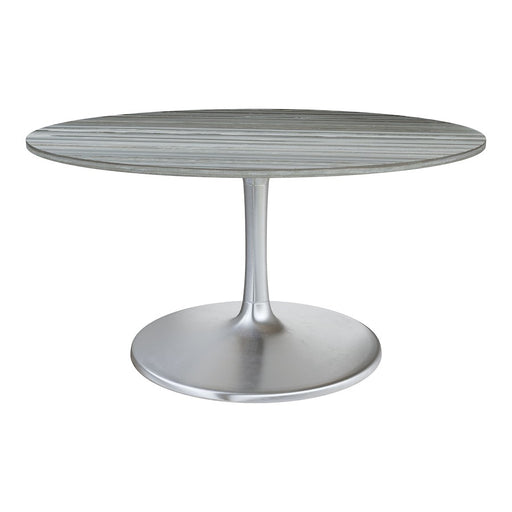 Zuo Modern Star City Dining Table/60", Gray/Silver