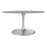 Zuo Modern Star City Dining Table/60", Gray/Silver