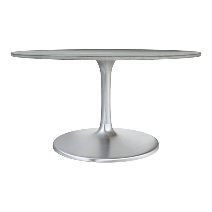 Zuo Modern Star City Dining Table/60", Gray/Silver