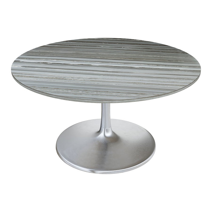Zuo Modern Star City Dining Table/60", Gray/Silver