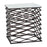 Zuo Modern Duke Side Table, White/Antique Bronze