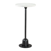 Zuo Modern Woozy Side Table, White/Black - 109458
