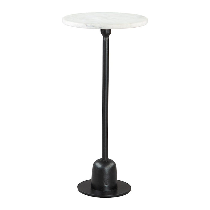 Zuo Modern Woozy Side Table, White/Black - 109458