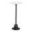 Zuo Modern Woozy Side Table, White/Black