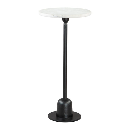 Zuo Modern Woozy Side Table, White/Black