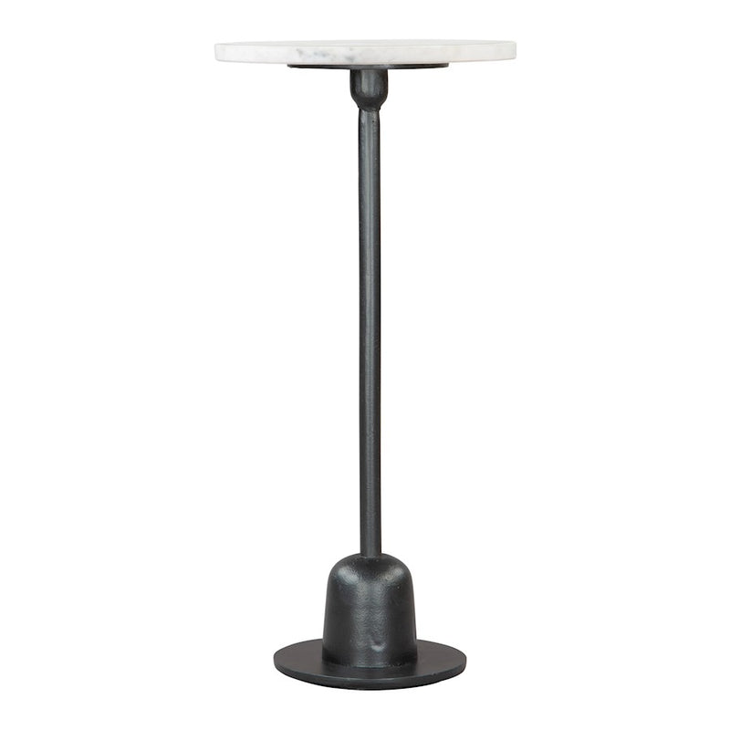 Zuo Modern Woozy Side Table, White/Black