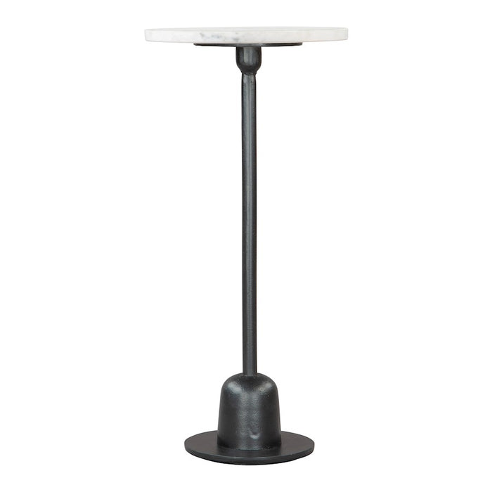 Zuo Modern Woozy Side Table, White/Black