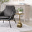 Zuo Modern Lexi Side Table, Antique Brass