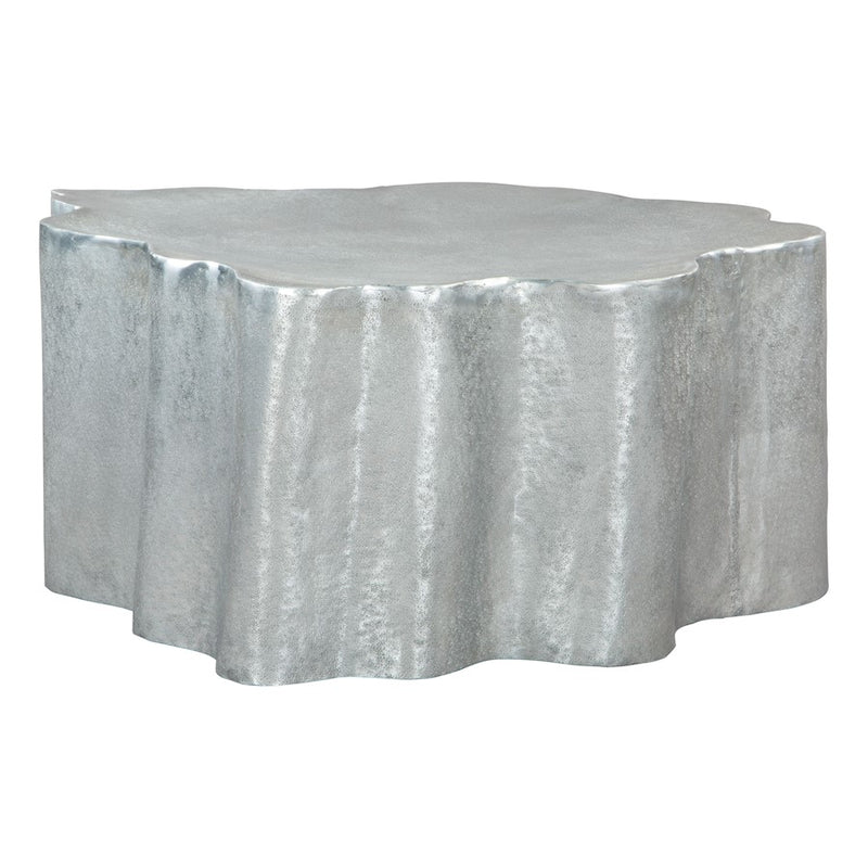 Zuo Modern Kortha Coffee Table, Antique Silver