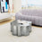 Zuo Modern Kortha Coffee Table, Antique Silver