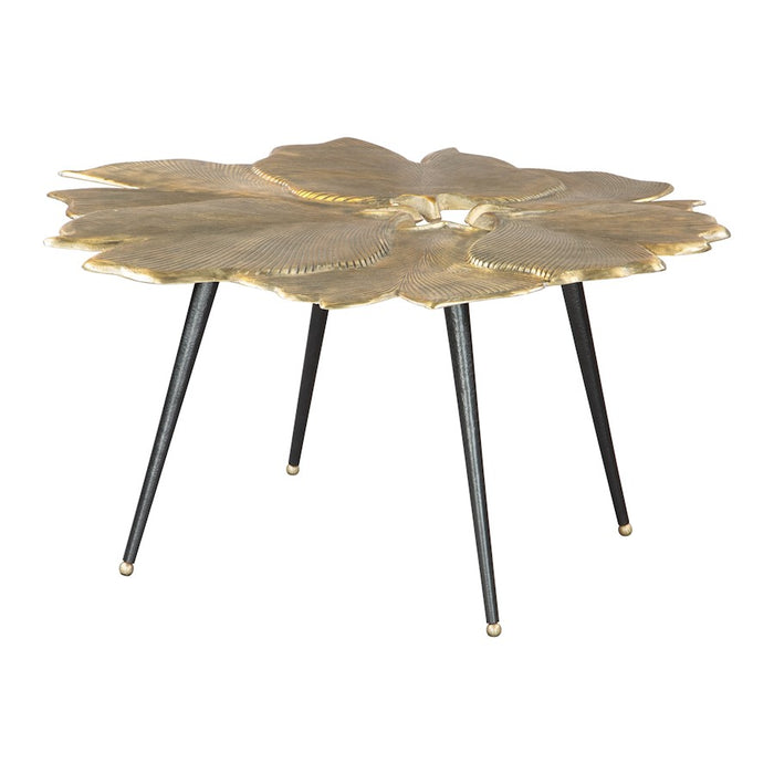 Zuo Modern Gingko Coffee Table, Antique Brass