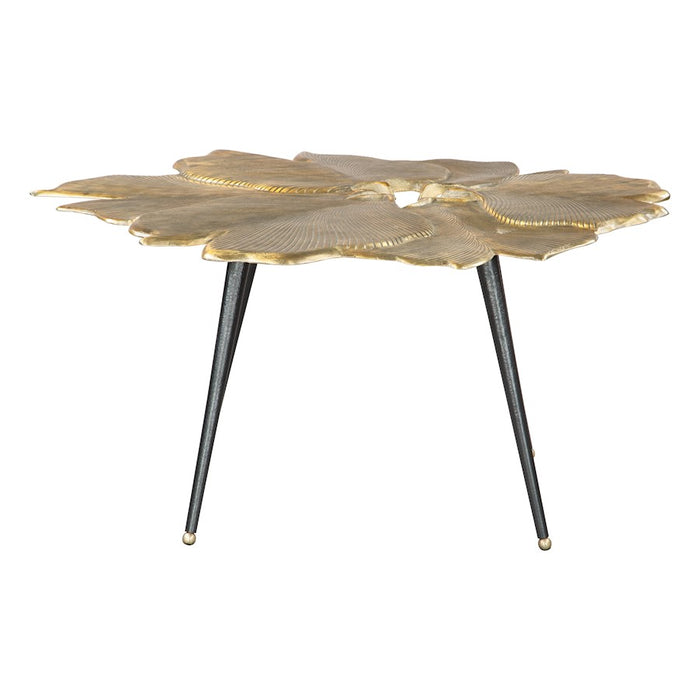 Zuo Modern Gingko Coffee Table, Antique Brass