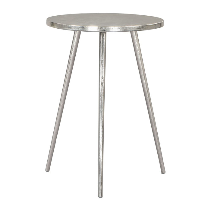 Zuo Modern Politik Side Table, Silver