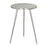 Zuo Modern Politik Side Table, Silver