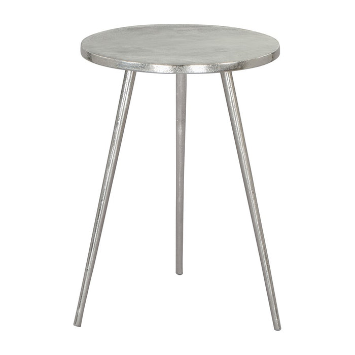 Zuo Modern Politik Side Table, Silver