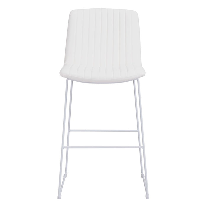 Zuo Modern Mode BarStool Set of 2, White