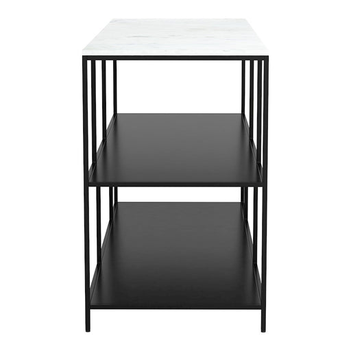 Zuo Modern Singularity Console Table, White/Black