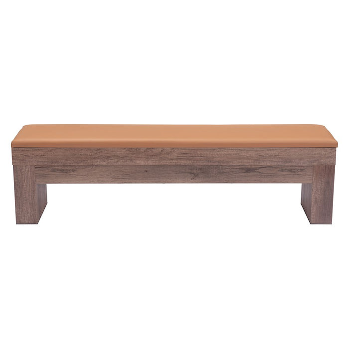 Zuo Modern Bonker Storage Bench Set of 2, Brown