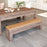 Zuo Modern Bonker Storage Bench Set of 2, Brown