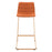 Zuo Modern Adele BarStool Set of 2, Orange/Gold