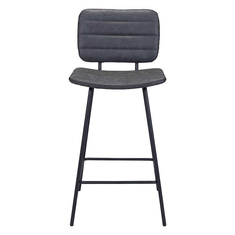 Zuo Modern Boston Counter Stool Set of 2, Vintage Black