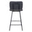 Zuo Modern Boston Counter Stool Set of 2, Vintage Black