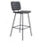 Zuo Modern Boston BarStool Set of 2, Vintage Black