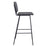Zuo Modern Boston BarStool Set of 2, Vintage Black