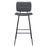 Zuo Modern Boston BarStool Set of 2, Vintage Black
