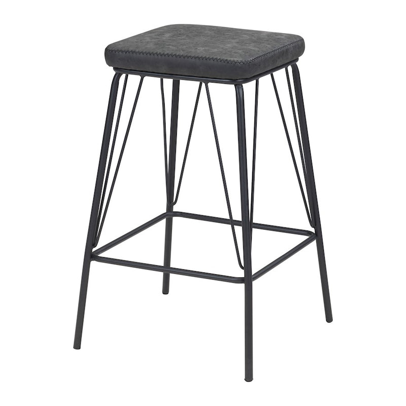 Zuo Modern Samuel Counter Stool Set of 2, Vintage Black