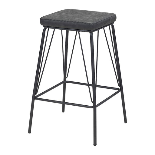 Zuo Modern Samuel Counter Stool Set of 2, Vintage Black