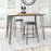 Zuo Modern Samuel Counter Stool Set of 2, Vintage Black