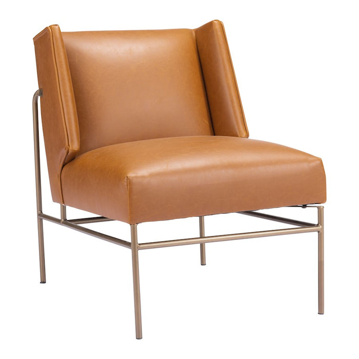 Zuo Modern Atlanta Accent Chair, Brown - 109515