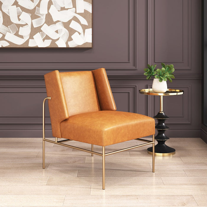 Zuo Modern Atlanta Accent Chair, Brown