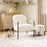 Zuo Modern Chicago Accent Chair, Ivory