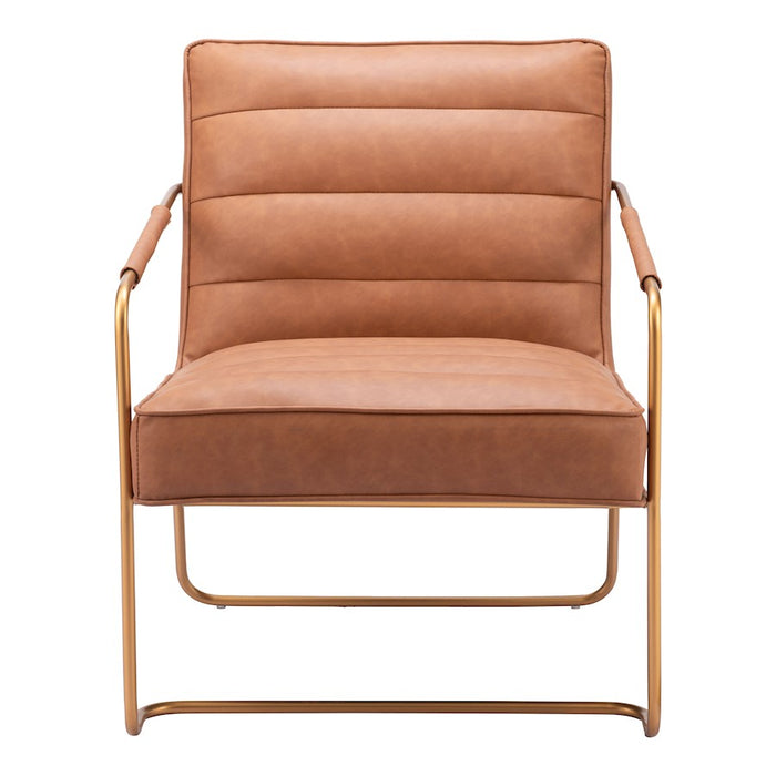 Zuo Modern Dallas Accent Chair, Vintage Brown