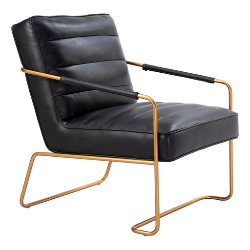 Zuo Modern Dallas Accent Chair, Vintage Black