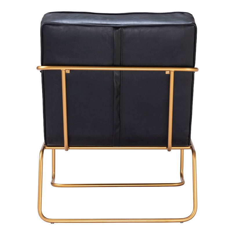 Zuo Modern Dallas Accent Chair, Vintage Black